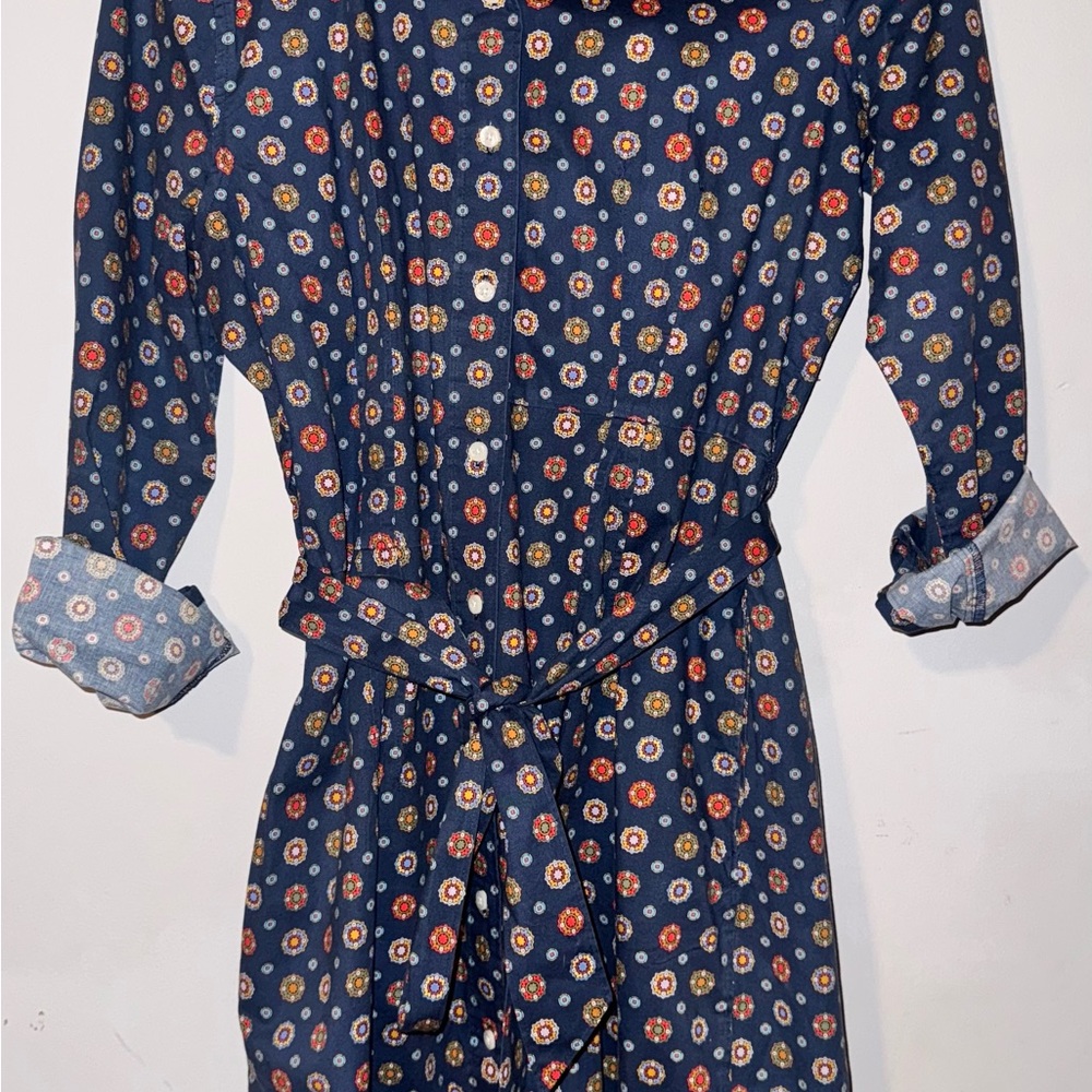UNTUCKit Women’s Navy Printed Sydney Dress